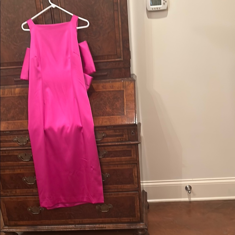 ANTONIO MELANI Fuchsia Midi Dress